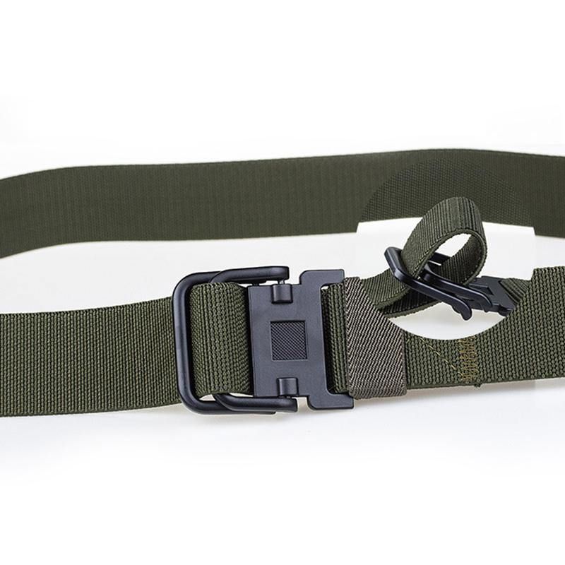 Męski Pasek Z Klamrą Płócienny Sport Trwałe Spodnie Strip Outdoor Wild Codzienne Belt