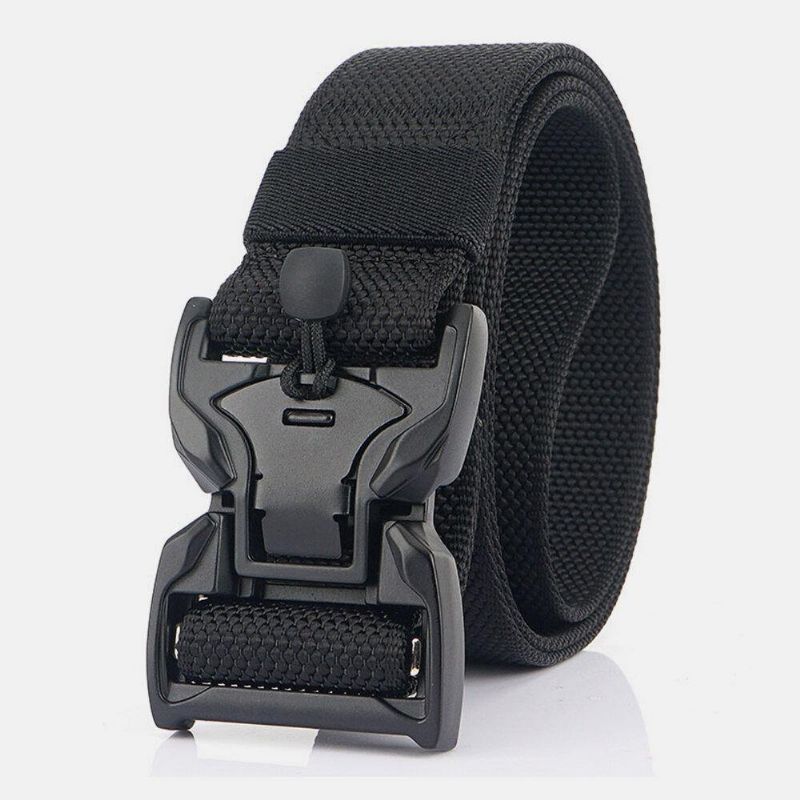 Męskie Nylonowe Plecione 125Cm Magnes Quick Release Buckle Odporne Na Zużycie Outdoor Military Training Pasy Taktyczne