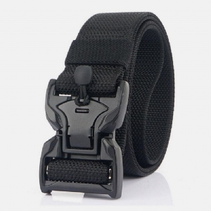 Męskie Nylonowe Plecione 125Cm Magnes Quick Release Buckle Odporne Na Zużycie Outdoor Military Training Pasy Taktyczne