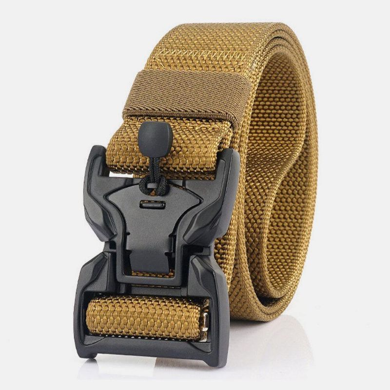 Męskie Nylonowe Plecione 125Cm Magnes Quick Release Buckle Odporne Na Zużycie Outdoor Military Training Pasy Taktyczne