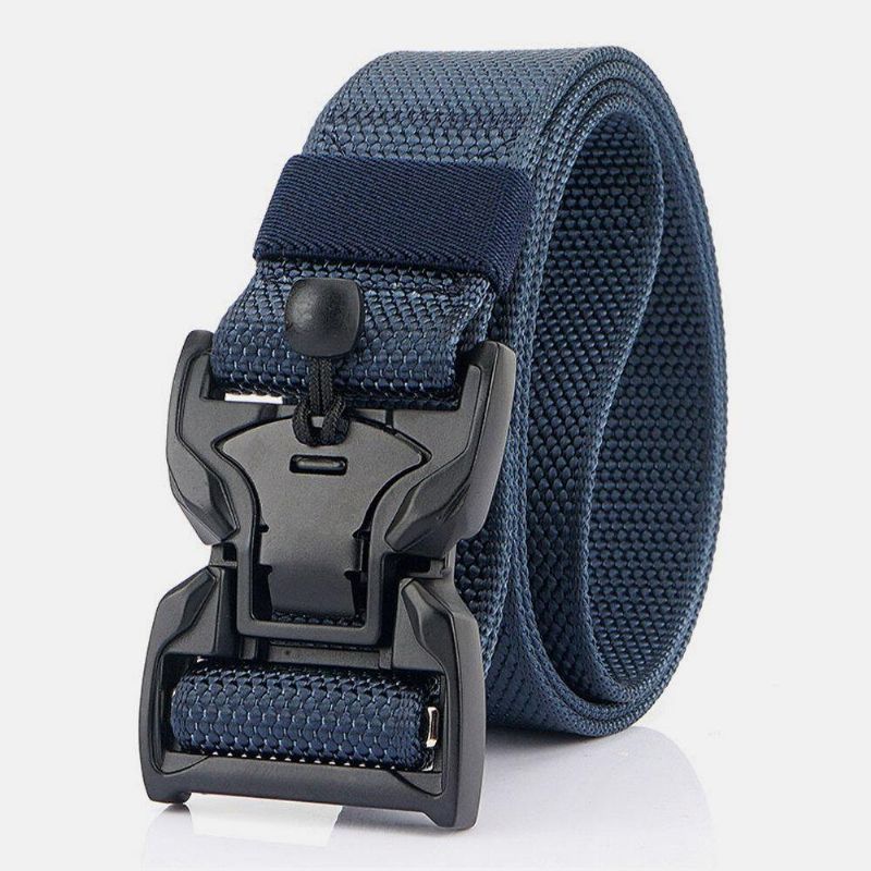 Męskie Nylonowe Plecione 125Cm Magnes Quick Release Buckle Odporne Na Zużycie Outdoor Military Training Pasy Taktyczne