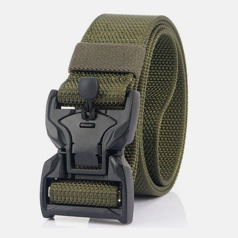 Męskie Nylonowe Plecione 125Cm Magnes Quick Release Buckle Odporne Na Zużycie Outdoor Military Training Pasy Taktyczne