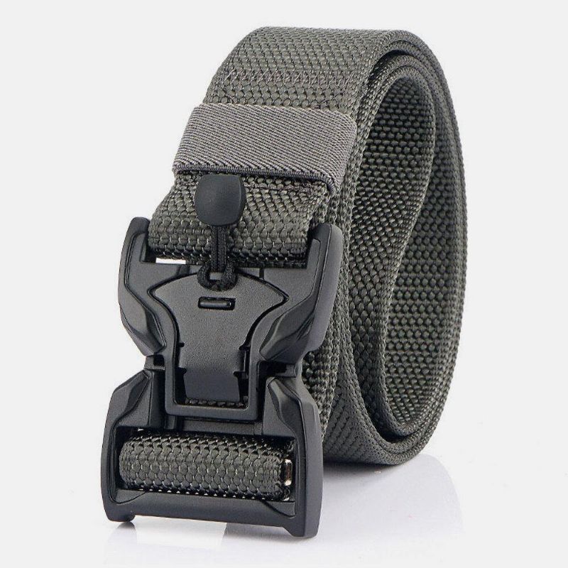 Męskie Nylonowe Plecione 125Cm Magnes Quick Release Buckle Odporne Na Zużycie Outdoor Military Training Pasy Taktyczne