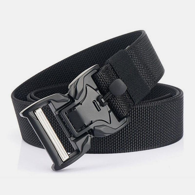 Męskie Nylonowe Plecione 125Cm Magnes Quick Release Buckle Odporne Na Zużycie Outdoor Military Training Pasy Taktyczne