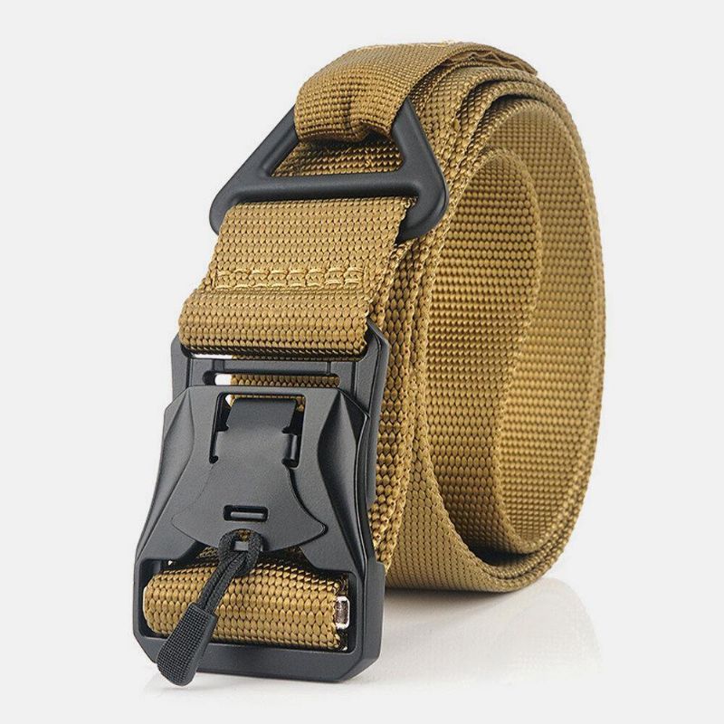 Męskie Nylonowe Plecione 125Cm Magnes Quick Release Buckle Wielofunkcyjne Outdoor Military Training Pasy Taktyczne