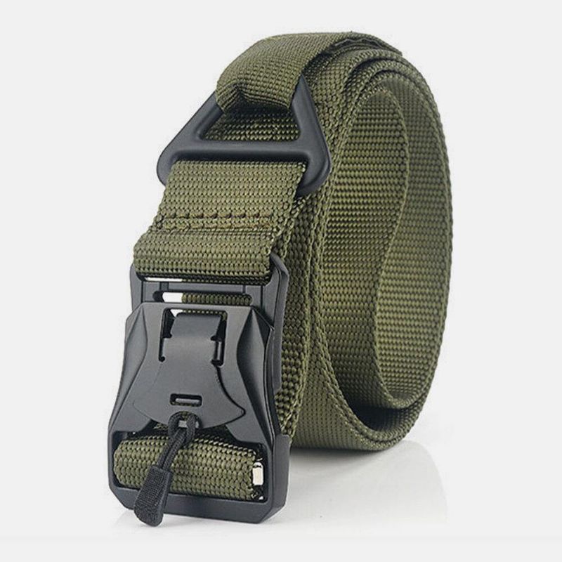 Męskie Nylonowe Plecione 125Cm Magnes Quick Release Buckle Wielofunkcyjne Outdoor Military Training Pasy Taktyczne