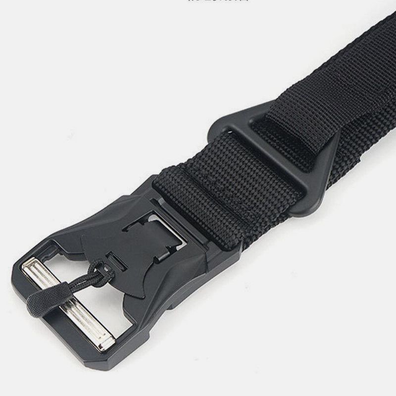 Męskie Nylonowe Plecione 125Cm Magnes Quick Release Buckle Wielofunkcyjne Outdoor Military Training Pasy Taktyczne