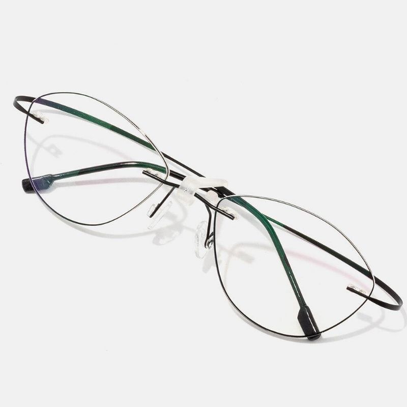 Unisex Soft Border Okulary Cat Eye Fine Border Reading