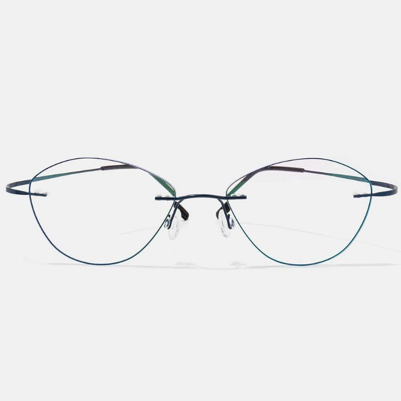 Unisex Soft Border Okulary Cat Eye Fine Border Reading