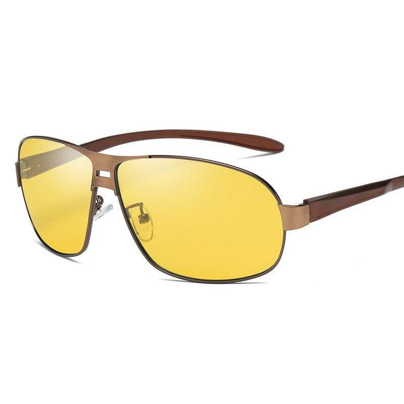 Unisex Vogue Vintage Metalowe Pełnoklatkowe Okulary Przeciwsłoneczne Anty-Uv Outdoor Driving Travel Beach Sunglasses