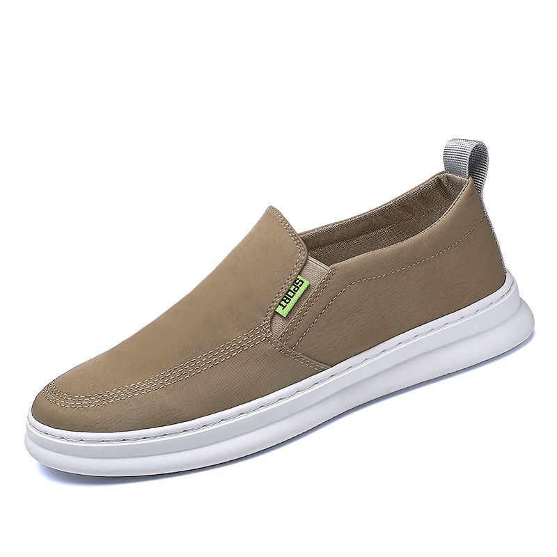 Mężczyźni Ice Silk Cloth Oddychające Buty Do Jazdy Slip On Skate Sneakers