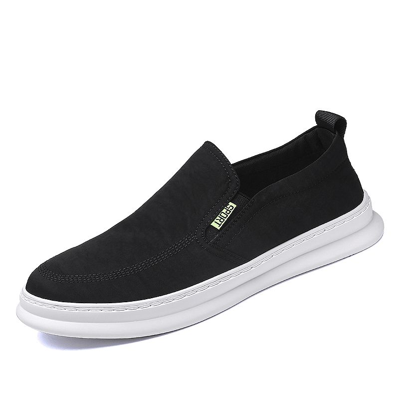 Mężczyźni Ice Silk Cloth Oddychające Buty Do Jazdy Slip On Skate Sneakers