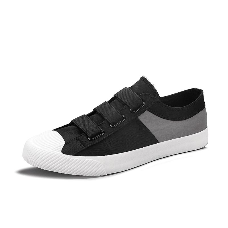 Męskie Colorblock Wygodne Oddychające Gumki Slip On Codzienne Codzienne Płócienne Trampki